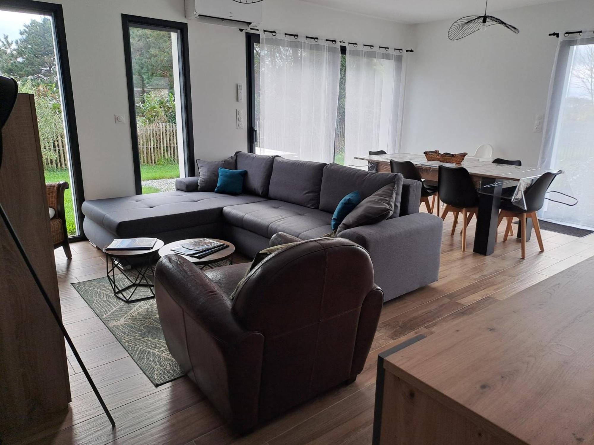 Maison Neuve A 2 Pas Des Belles Plages De Douarnenez - Classe Meuble De Tourisme 3 Etoiles Hébergement de vacances Kerlaz